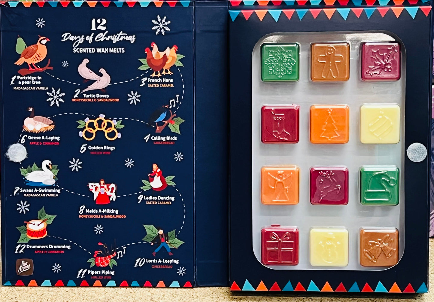 12 Days Of Christmas Wax Melt Calendars