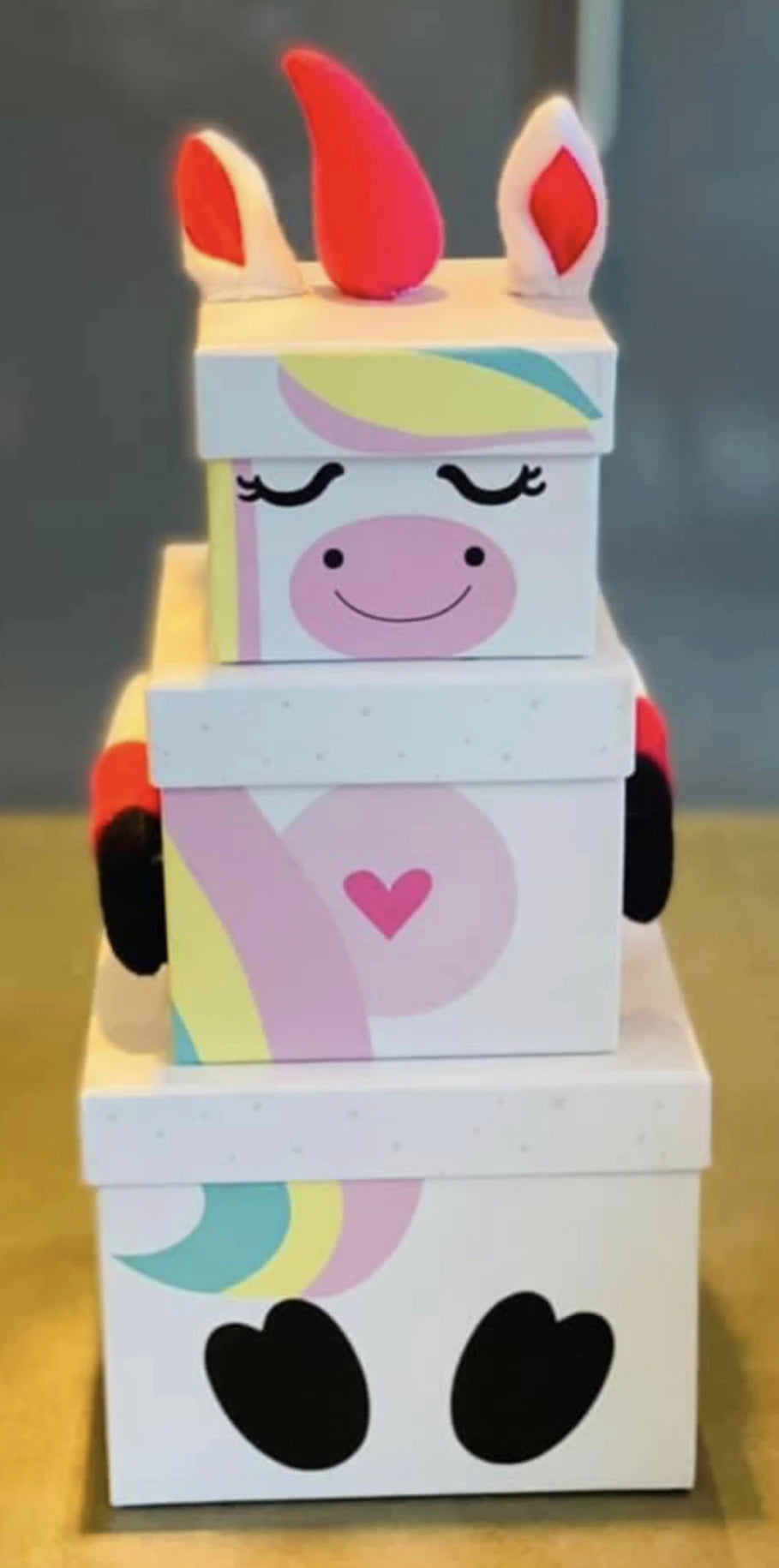 Unicorn and Monster Stacking boxes