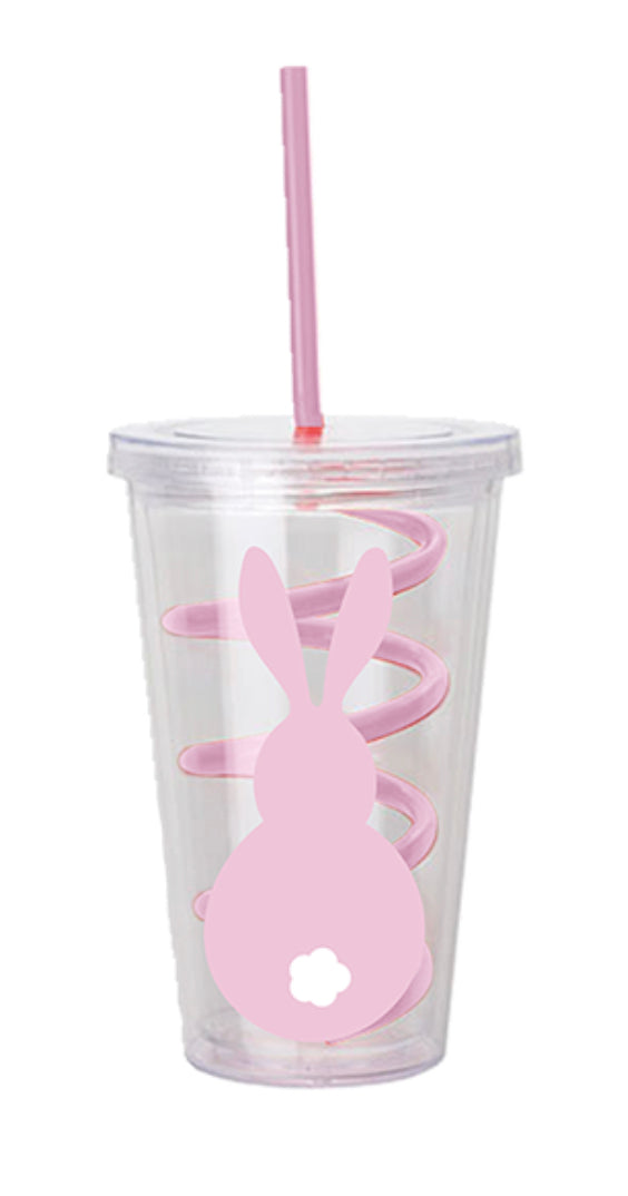 Easter Cup With Spiral Straw