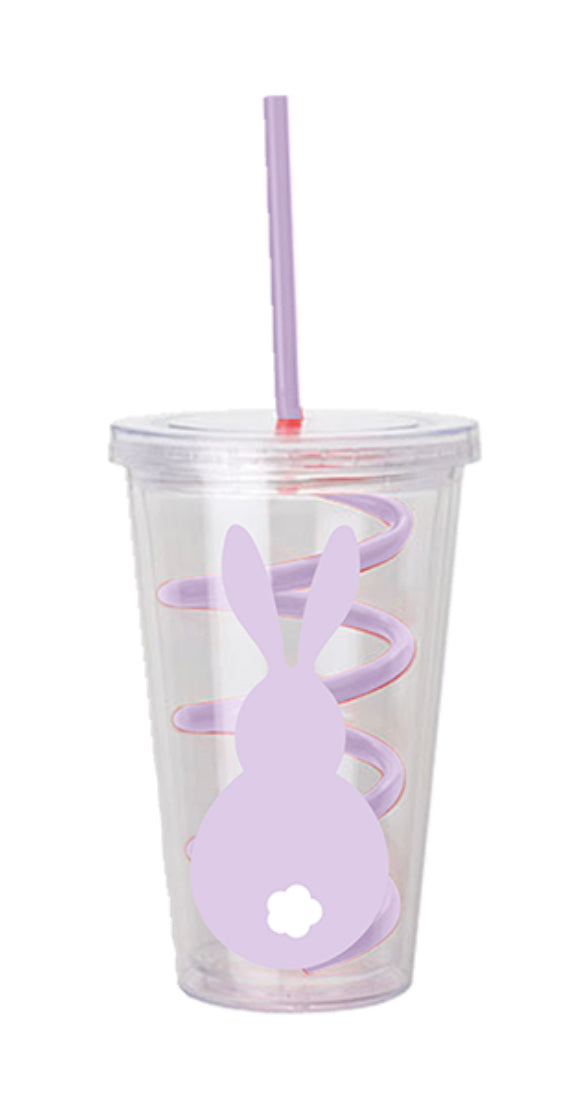 Easter Cup With Spiral Straw