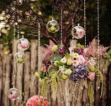 Load image into Gallery viewer, Glass Tree Tealight bauble*
