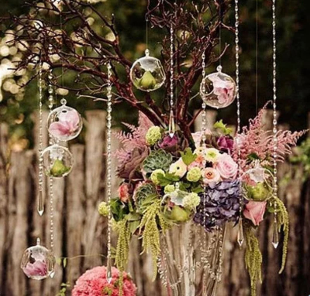 Glass Tree Tealight bauble*