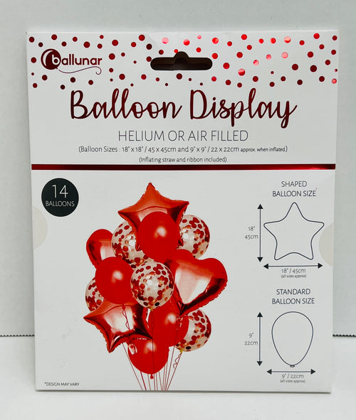 14pc Red Balloon set ❤️