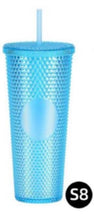 Load image into Gallery viewer, Studded Double walled 24oz tumbler In-Stock
