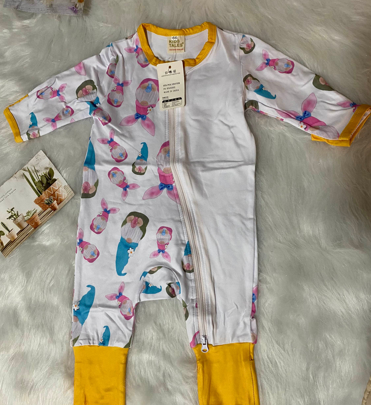 Kids Easter Gonk Romper Pyjama Set Designed by RST In Stock.