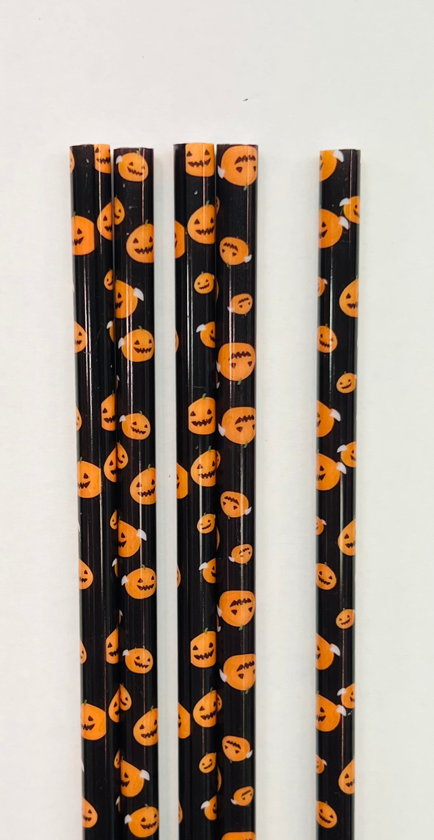 Halloween Pattern Reusable Straws
