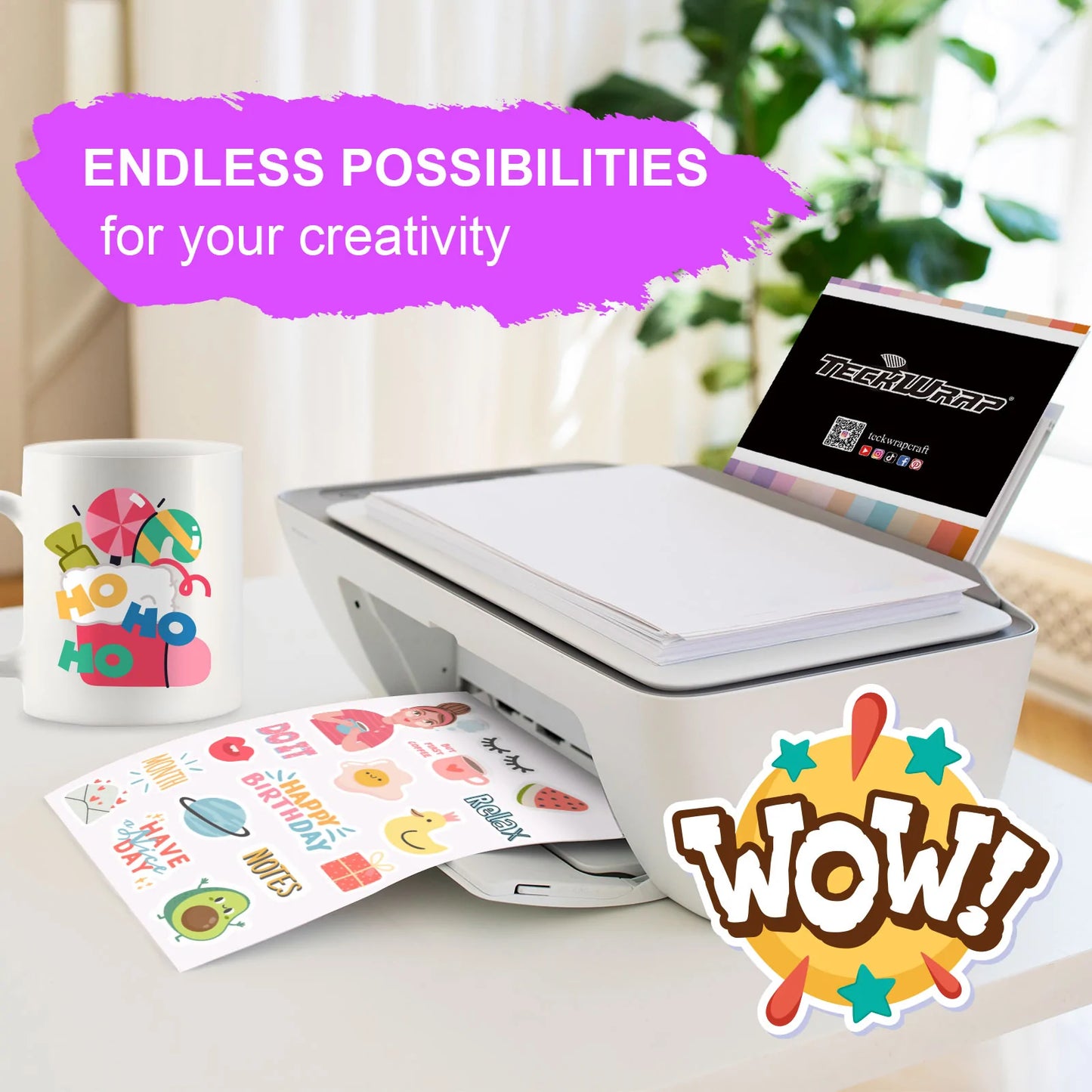 Teckwrap Inkjet Printable Sticker Vinyl