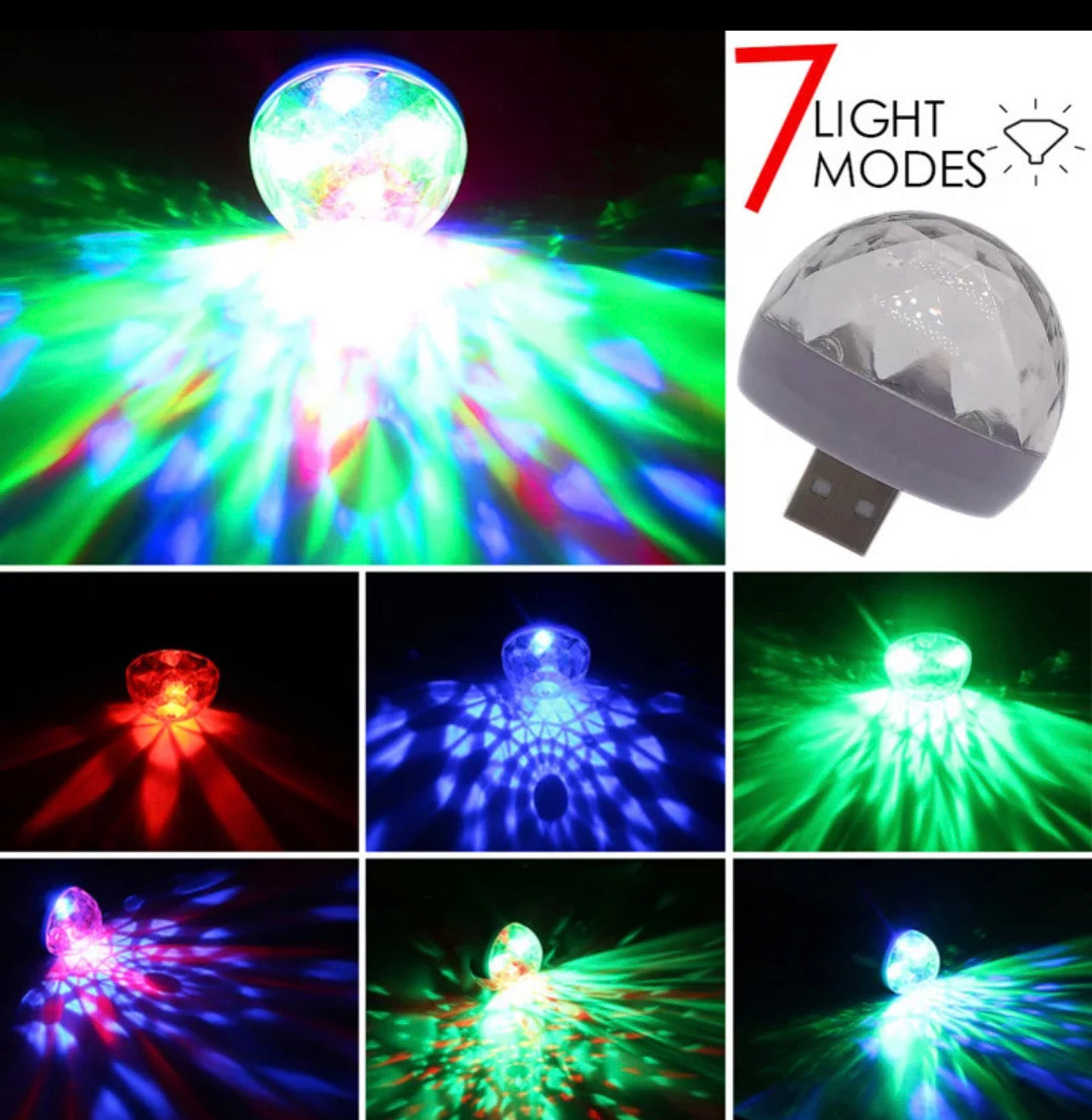 Voice Activated Disco light IN STOCK