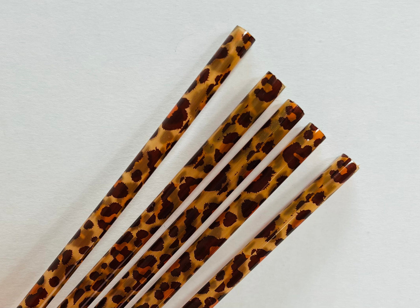 Reusable Animal Pattern Straws