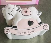 Load image into Gallery viewer, Rocking Horse My 1st Curl Trinket

