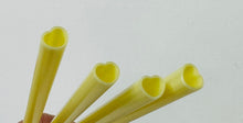Load image into Gallery viewer, Heart Shaped Reusable Straws
