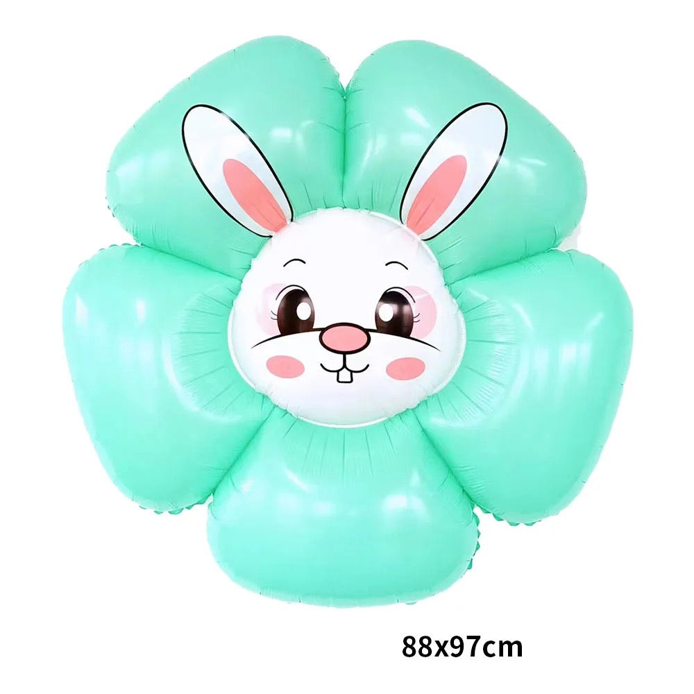 Bunny Flower Easter Balloons