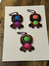 Load image into Gallery viewer, Squid Game Popit Keyring In Stock
