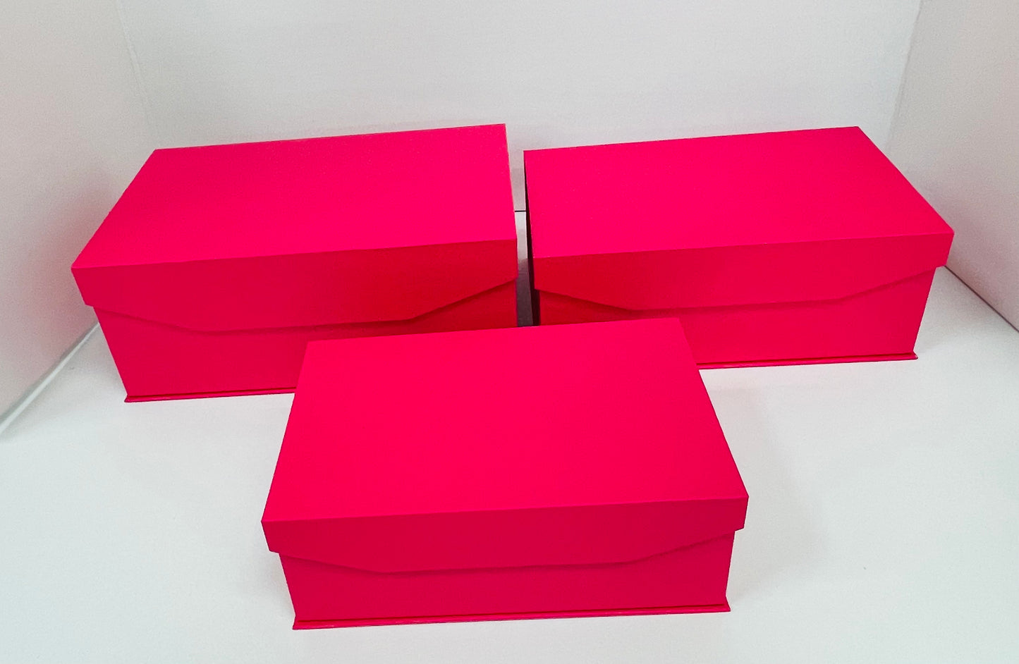 Set of 3 PINK Magnetic Gift Box