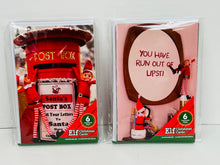 Load image into Gallery viewer, *Naughty Elf Christmas Cards pack 6.*
