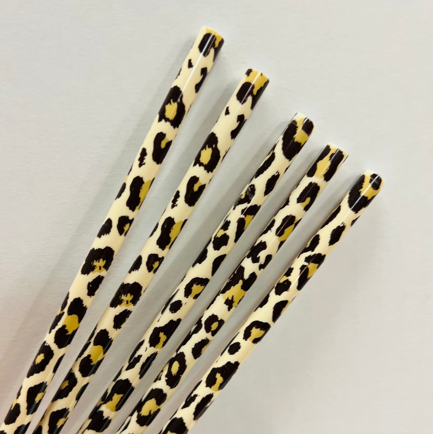 Reusable Animal Pattern Straws