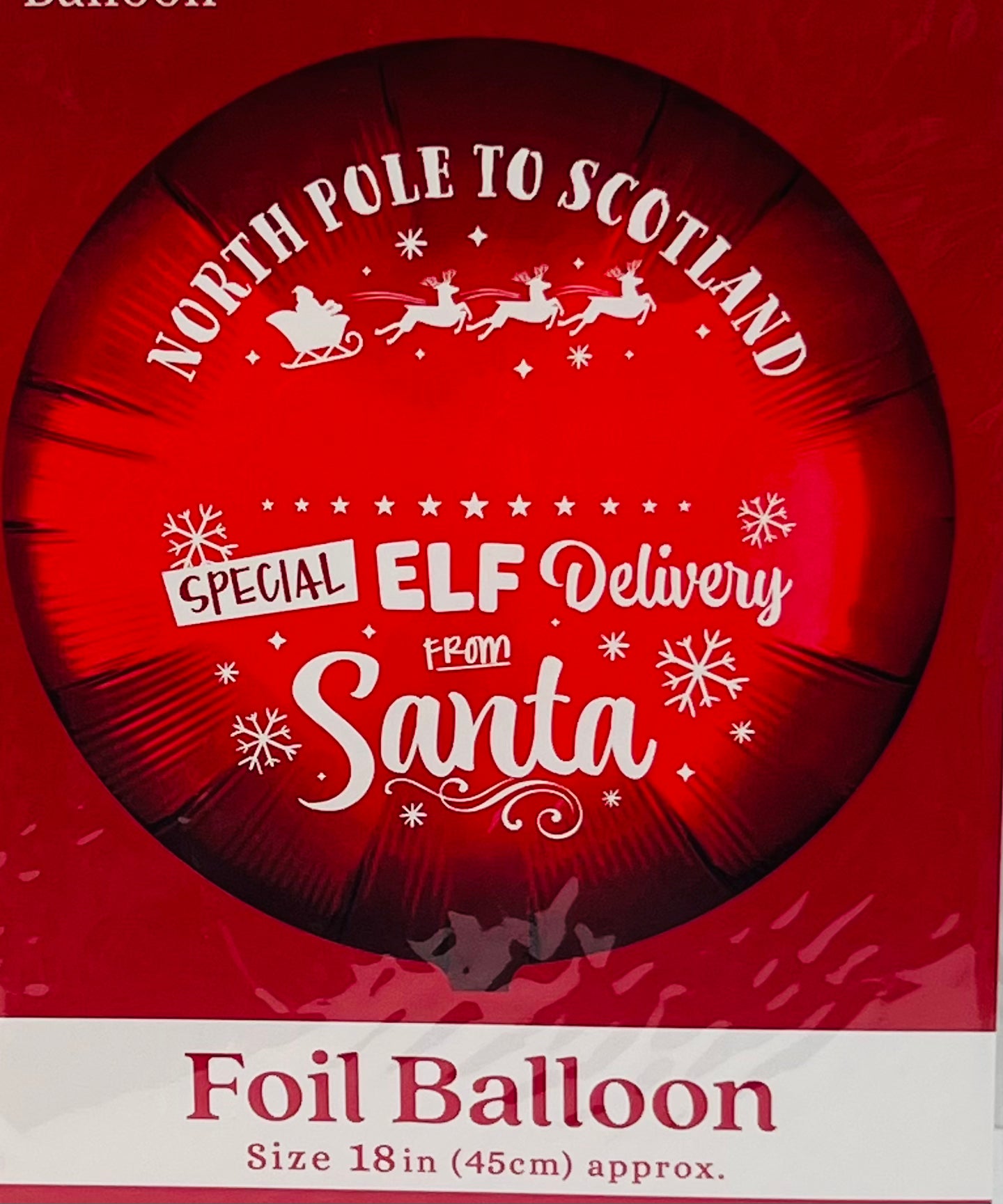 North Pole Scotland 18inch Foil Balloon*