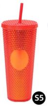 Load image into Gallery viewer, Studded Double walled 24oz tumbler In-Stock
