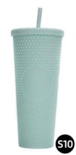 Load image into Gallery viewer, Studded Double walled 24oz tumbler In-Stock
