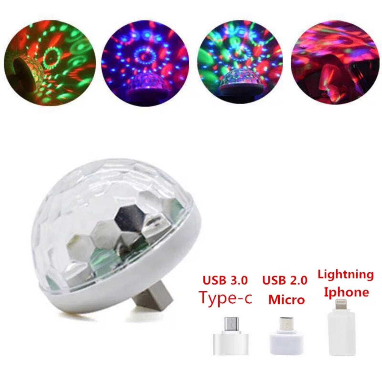 Voice Activated Disco light IN STOCK
