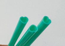 Load image into Gallery viewer, Heart Shaped Reusable Straws
