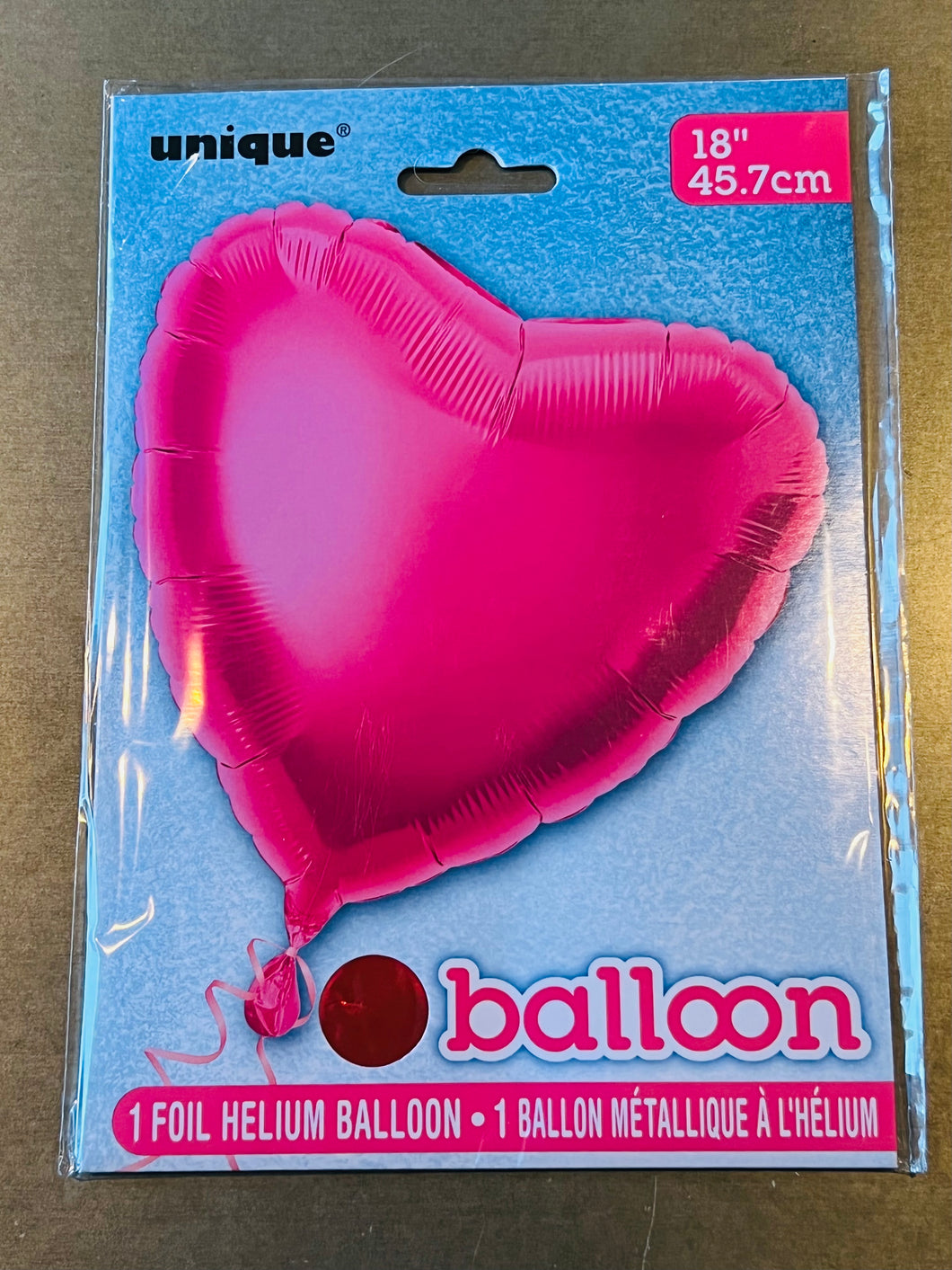 Heart Valentines 18inch Foil Balloons