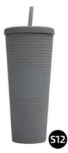 Load image into Gallery viewer, Studded Double walled 24oz tumbler In-Stock
