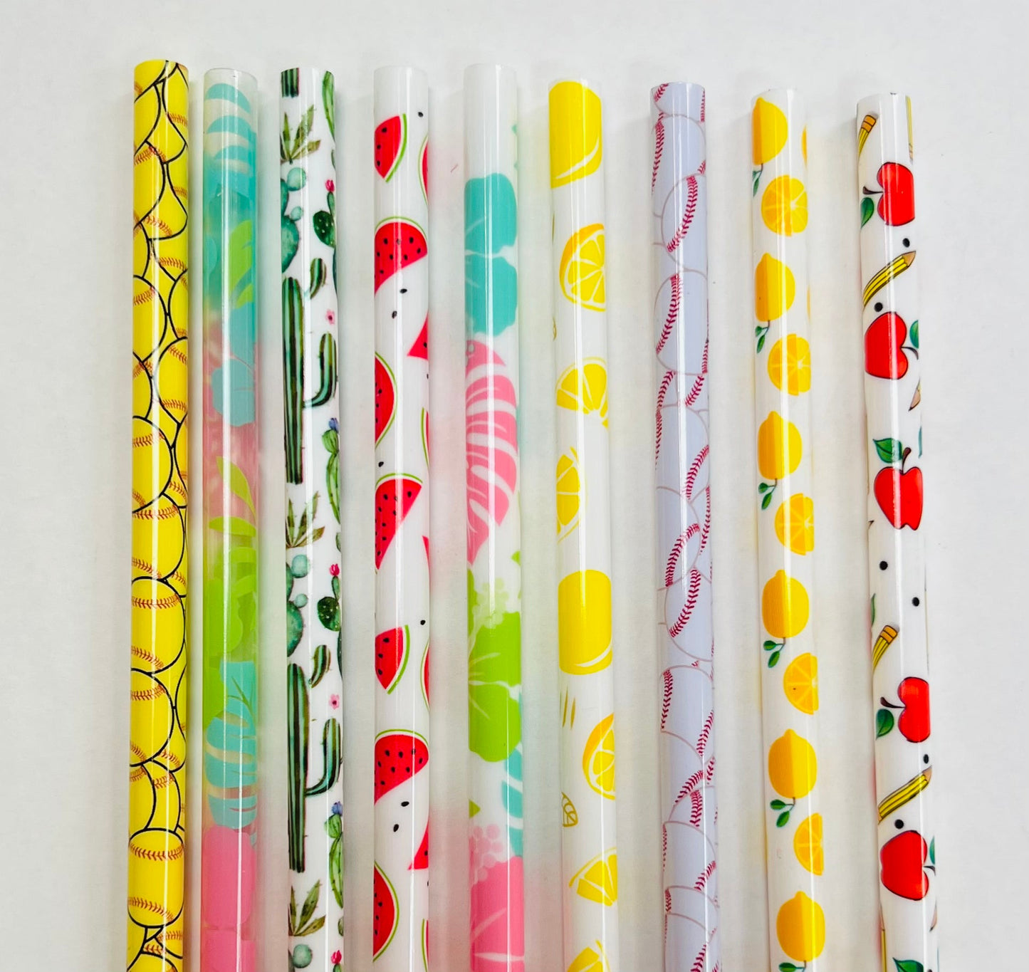 Reusable Pattern Straws