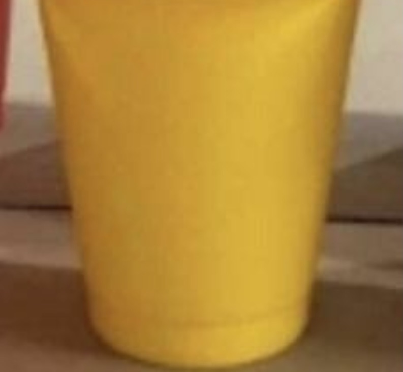 Solid Colour 24oz cup with straw