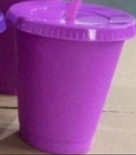 Load image into Gallery viewer, Solid Colour 24oz cup with straw
